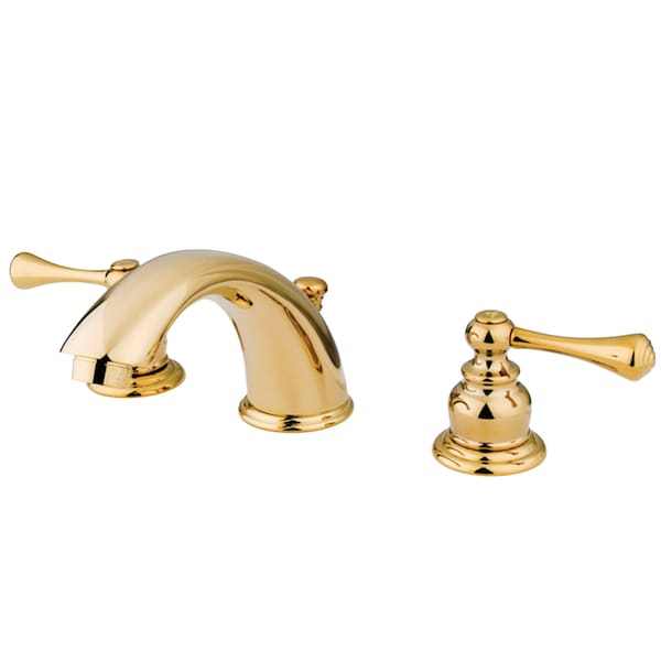 Kingston Brass 8" Widespread Bathroom Faucet, Polished Brass KB3972BL - main